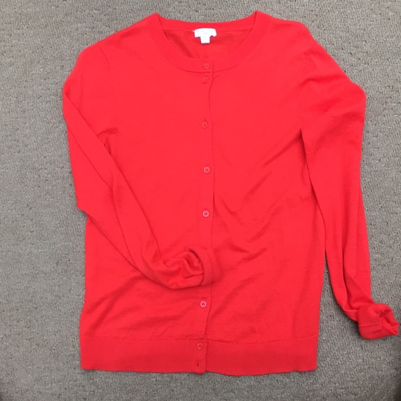 Bright red Caryn Cardigan - Picture 1 of 4